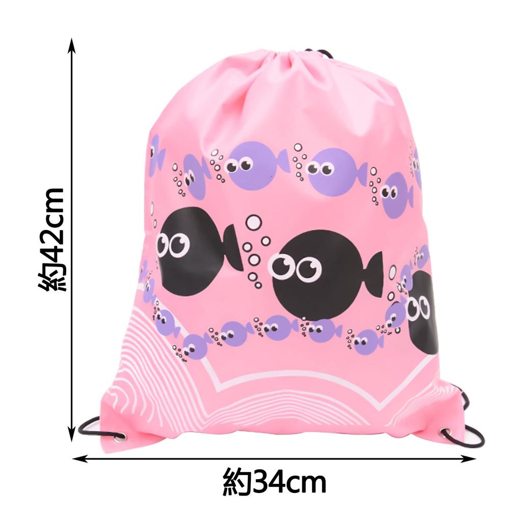 [LEISURE CLUB] Gym Sack Knapsack Drawstring Bag Waterproof Lightweight Folding