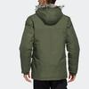 Adidas Warm Workwear Hooded Cotton Jacket Men Outerwear Basic-Green CF0881
