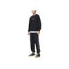 Li-Ning Logo Print Long Sleeve Sweatshirt Unisex Tops Black AWDSB51-3