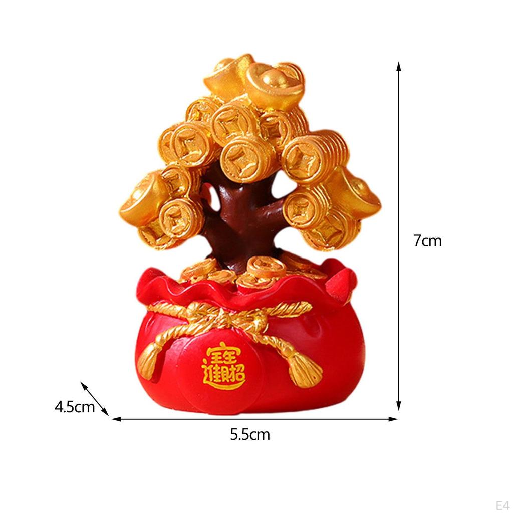 Figurka bogactwa na biurko Statuetka misy skarbów Dekoracja centralna Kreatywna rzeźba dobrobytu Fortuna