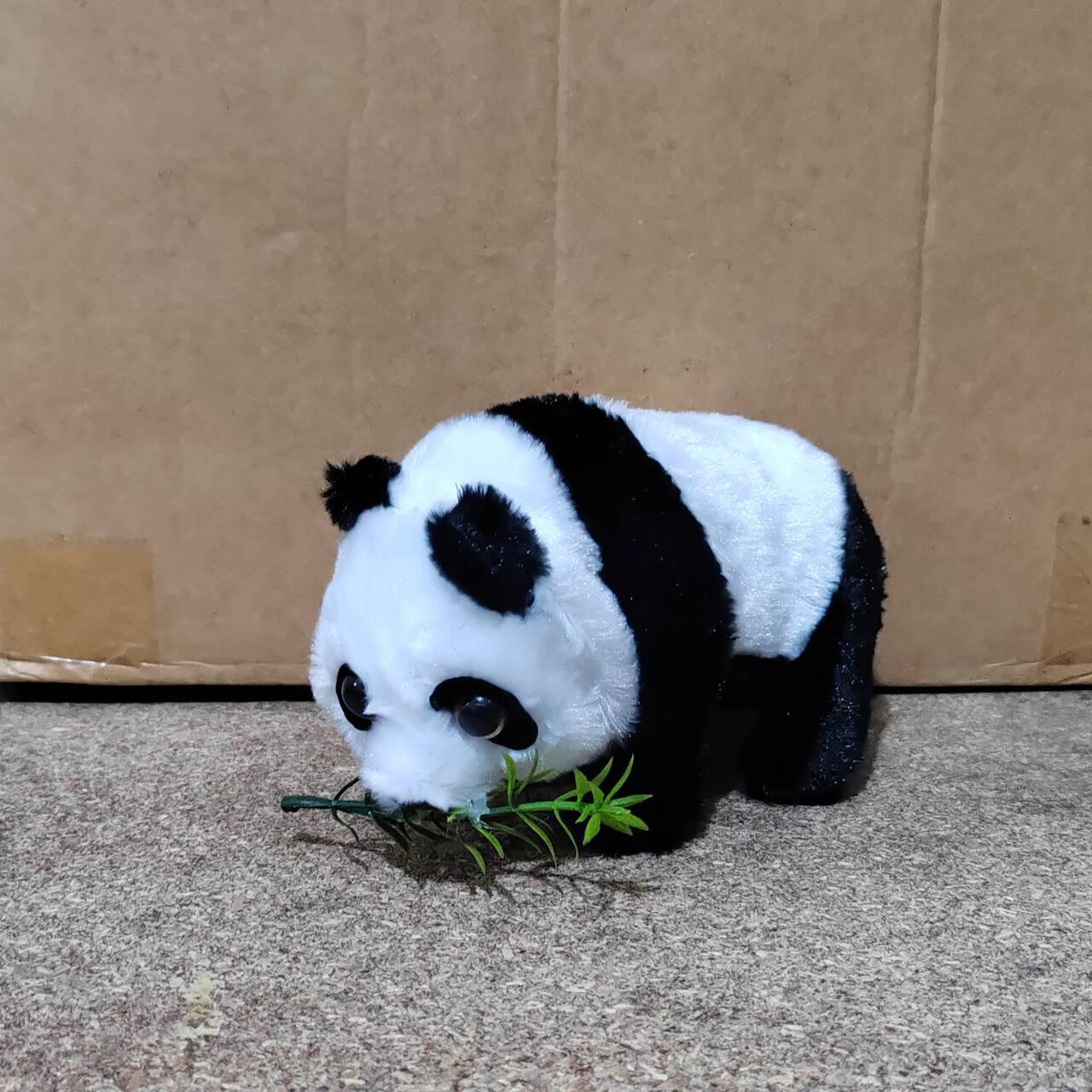 

Interactive Plush Puppy & Panda Toys - Walks & Barks