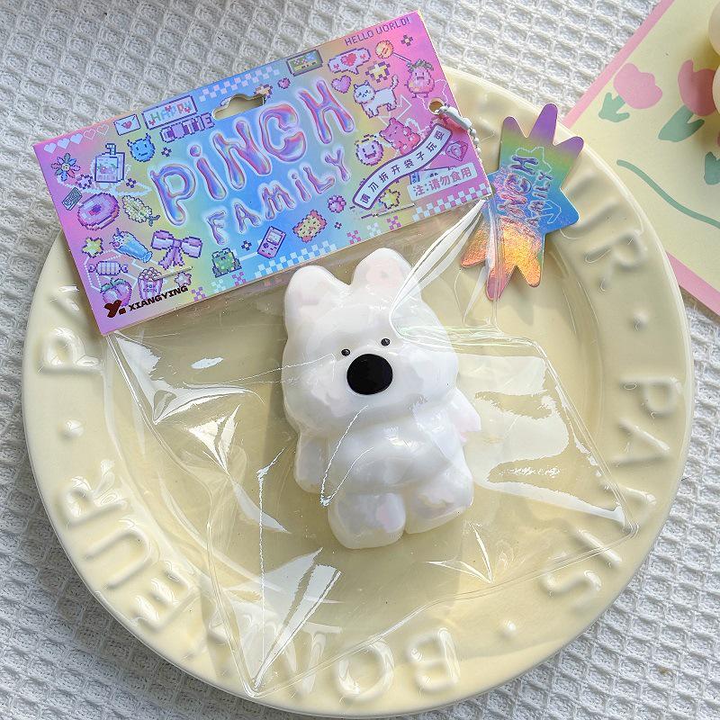 Hand-Painted West Highland Puppy Stress Relief Squishy Toy - Ultra Soft