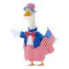 1 sada Oblečení pro zahradní husu ke Dni nezávislosti 4. července Festival Vlastenecká venkovní zahradní párty Dekorace sochy husy Oblečení pro převlečení