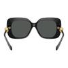 Versace Personalized Design Injection Square Sunglasses Women's Black 32482332 VE4499U GB1/87 57-Black M-glasses Case