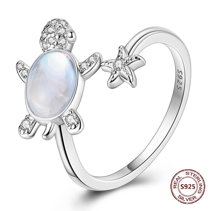 Blue Eyes Adjustable Ring Copper Authentic Elephant Turtle Lotus Infinity Love Open Rings Ideal For Women Wedding Jewellery