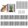 10 Pack Plant Protector from Animals, 12'' X 12'' Chicken Wire Plant Protector, Plant Cages for Outdoor Plants