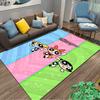 Colorful Cartoon Characters Carpet with Sparkling Background Design Suitable for use as an anti-slip for living room bedroom sofas
