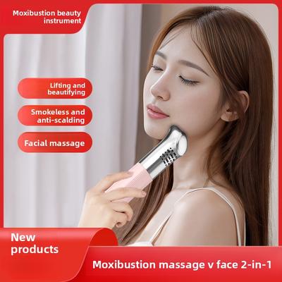 Gesichts-Moxibustion-Stick Einführung Gerät Tragbar Moxibustion Haushalt Rauchfrei Offene Flamme Schönheitsinstrument Schaben Moxibustion-Instrument