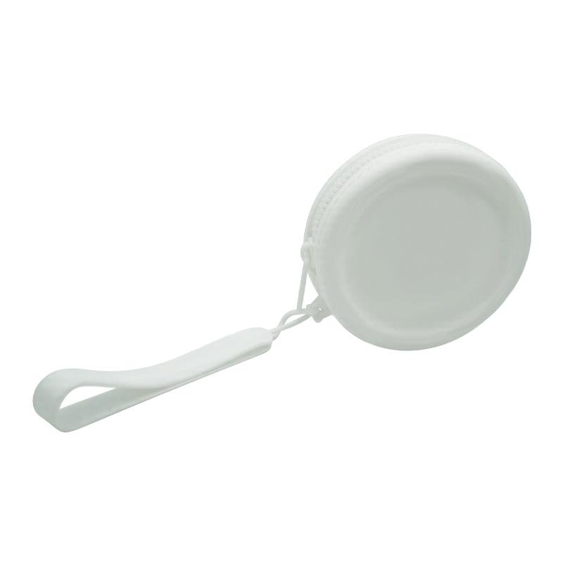 Neue runde Silikon-Münzbörse Tragbare Datenkabel-Silikon-Aufbewahrungstasche Ohrhörer-Aufbewahrungsbox Digitale Speicher- und Organisationsbeutel