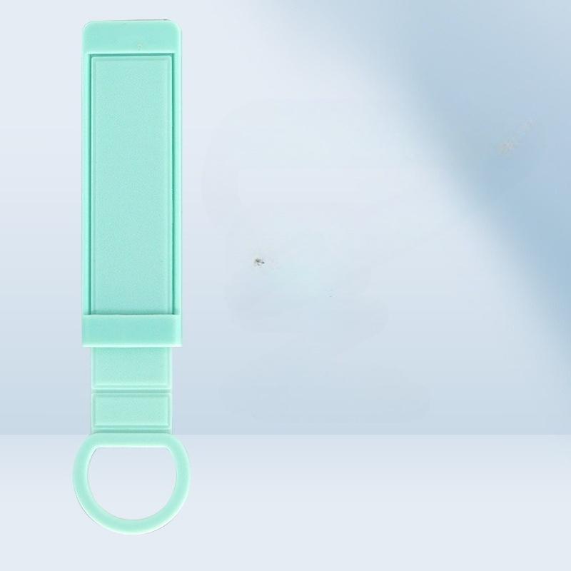 Retractable Phone Grip Stand with Adhesive Base Pull String Phone Holder with Wrist Strap Universal Mobile Phone Kickstand
