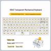 Shixi K804 84-Key Transparent RGB Hot-Swap Mechanical Keyboard Kit