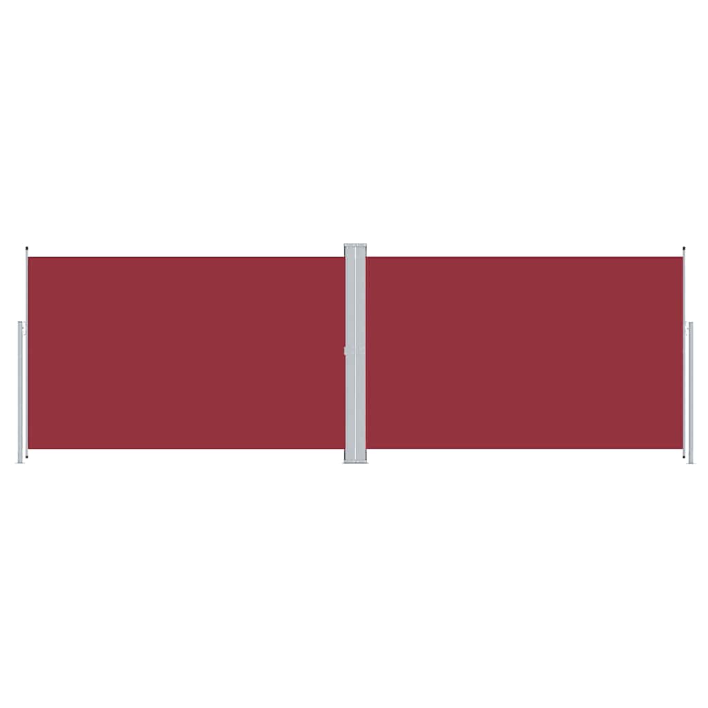 Vidaxl Foldable Side Awning, Red, 200 X 600 Cm
