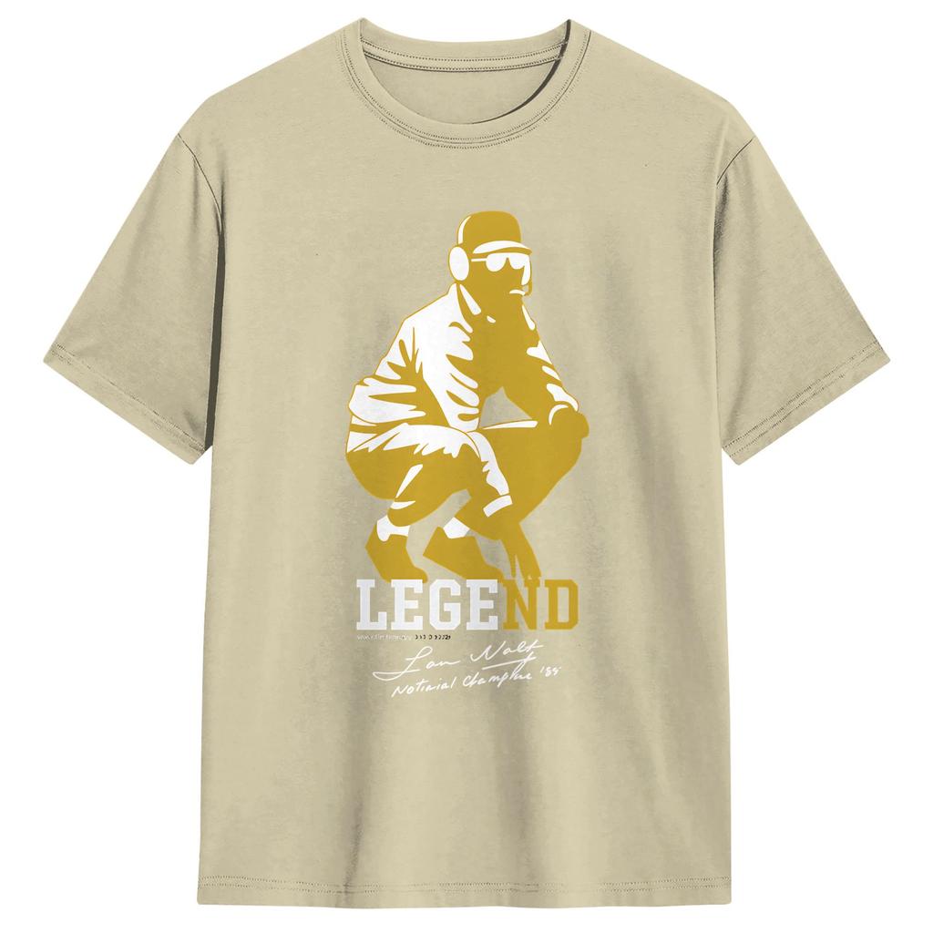 Lou Holtz LEGEND T Shirt Summer Pure Cotton T Shirts For Unisex Casual Tshirt ShortSleeved Vintage Tops
