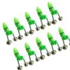 3Pcs LED Light Double Twin Bells Tip Clip On Fish Fishing Rod Bite Alarm