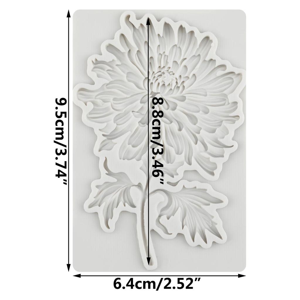 Daisy Flower Silicone Mold Chrysanthemum Fondant Molds Cake Decorating Tools Cupcake Topper Candy Resin Clay Chocolate Gumpaste Mold