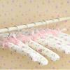 10PCS Exquisite Flower Decor Lothes Hangers Non-Slip Space Saving Dress Hanger Handy Drying Rack Coat Hanger Household Supplies