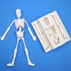 Decorative Drip Mold Cake Decorating Silicone Mold Chocolate Mould Halloween Skeleton Turn Sugar