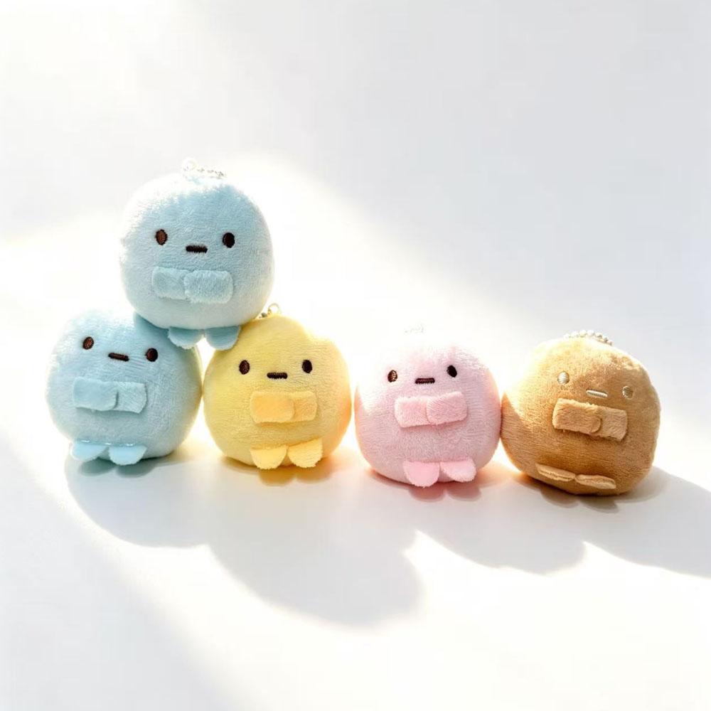Mini Sumikko Gurashi Plush Keychain San X Sumikko Gurashi Peluche Soft Stuffed Animals Ornament Doll Kawaii Decoration