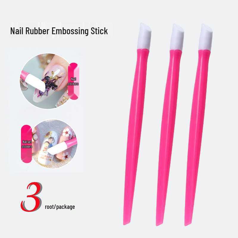 Silicone Dual-End Rhinestone Nail Art Pen Set