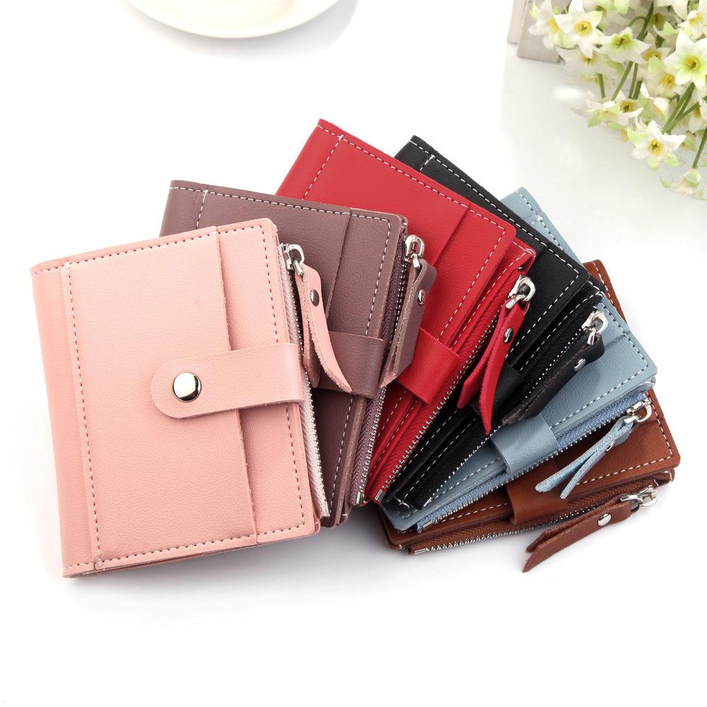 Women's Wallet Short Driver's License Wallet Korean Version Zero Wallet Women's Mini Buckle Bag