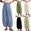 Relaxed European and American Minimalist Fashion Wide-leg Versatile Casual Pants for Women