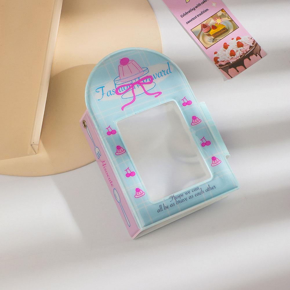 

Cartoon Bowknot Photocard Holder Photo Album Collection Book Storage Album Crapbook Collection Storage Hand Account Book DIY синий