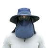 Unisex Summer Bucket Hat Wide Brim UV Protection Quick Dry Breathable Sun Hat Fishing Hiking Camping Outdoor Face Cover Cap