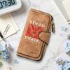 Winged Angelic Printed Long Wallet 