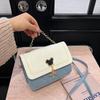 Damen Karotttasche, Neue Ketten-Umhängetasche, Vielseitig und Modisch, Kleine Quadratische Taschen für Party und Pendeln