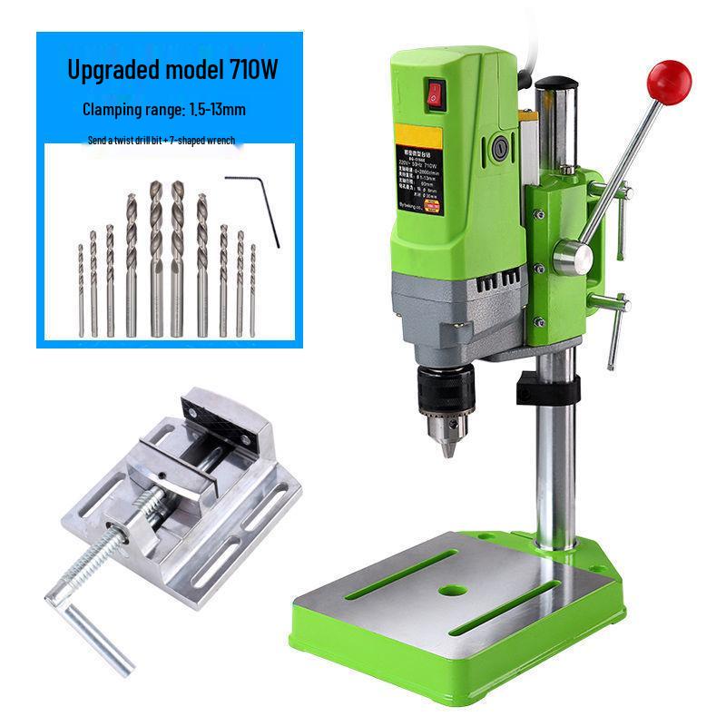 220V Multifunctional Desktop Electric Drill Press with Digital Display for Industrial and Household Use