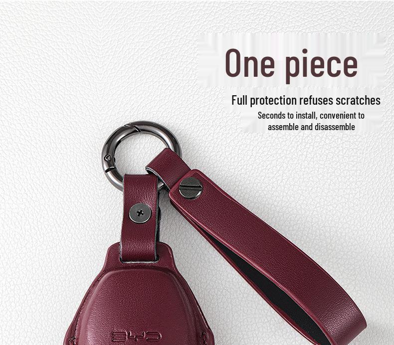 BYD Key Case for Han, Qin Plus DMI, Song Pro, Tang L, Yuan Up, Destroyer 05, Seagull, Seal, 06, and Dolphin Models.