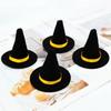 4PCS Party Supplies Miniature Witch Hat Halloween Prop Small Hats  Halloween Decoration