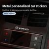 For Volvo XC90 V90 V60 XC60 V40 S80 S60 S90 C40 XC40 V70 XC70 C30  New Car Metal Emblem Wiper Stickers Reflective Decor Decals