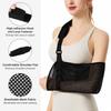 Adjustable Mesh Arm Sling with Thick Pressure-Relief Shoulder Pads, Sweat-Absorbent Lightweight Full-Cover Arm Stabilizer