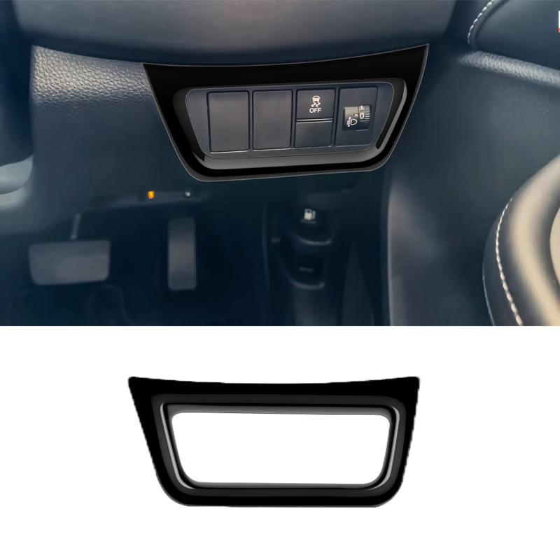 For HONDA WR-V WRV 2024 2025 ABS piano black interior accessoires  door handle window control panle Handbrake air outlet cover
