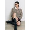 Overfit Terry Long Sleeve Shirt Wine