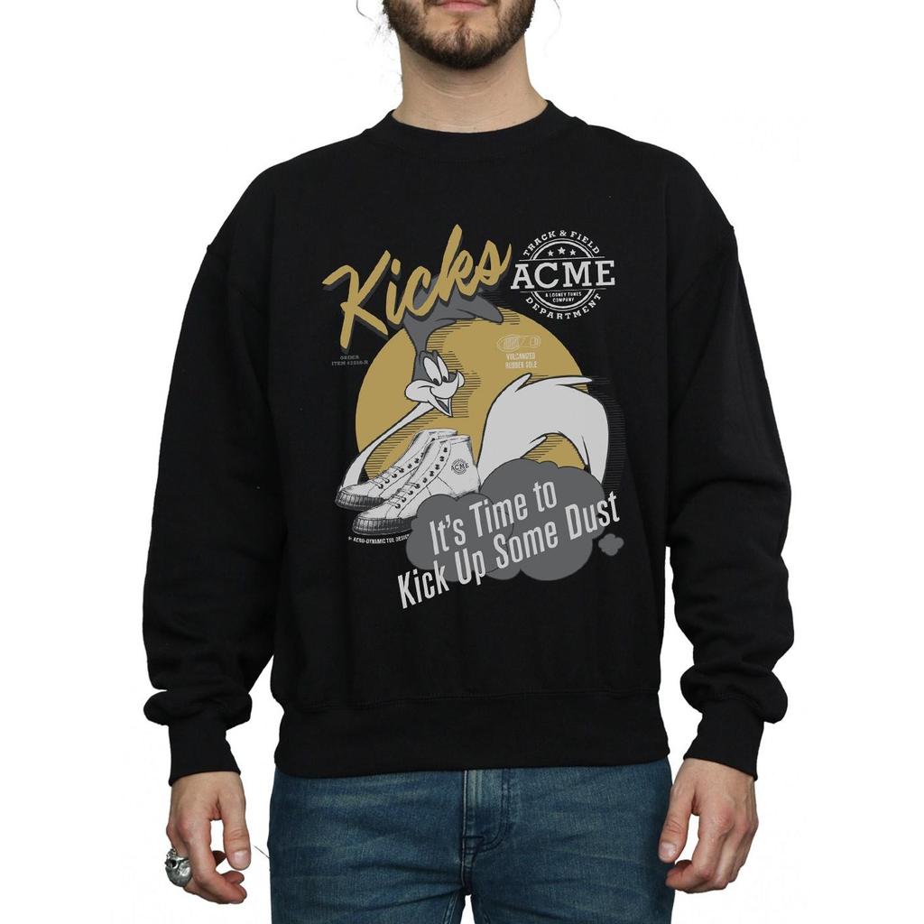 Looney Tunes Mens Road Runner Kicks Sweatshirt