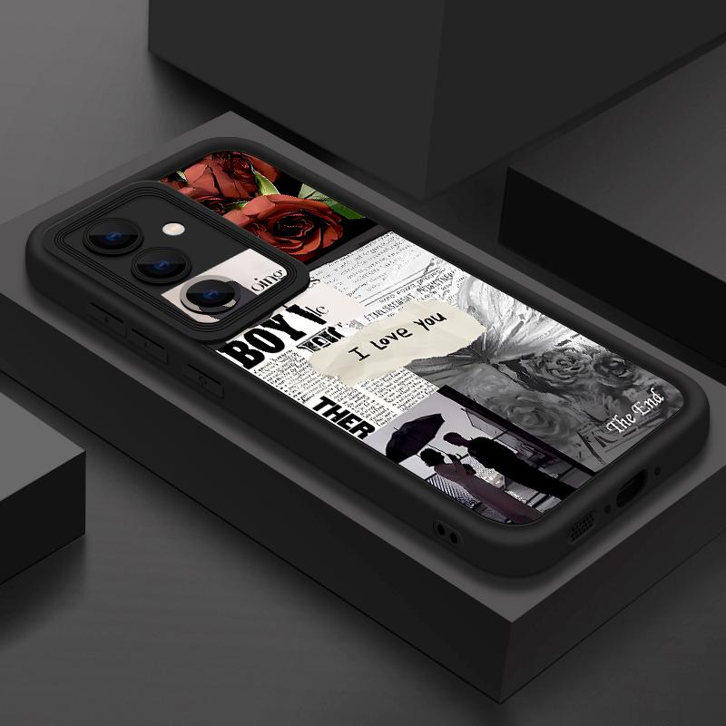 Creative Splicing Pattern TPU Case For Samsung Galaxy S26 S25 S24 S23 S22 Ultra S23 FE A57 A17 A56 A55 A15 A16 A36 A37 5G Cover