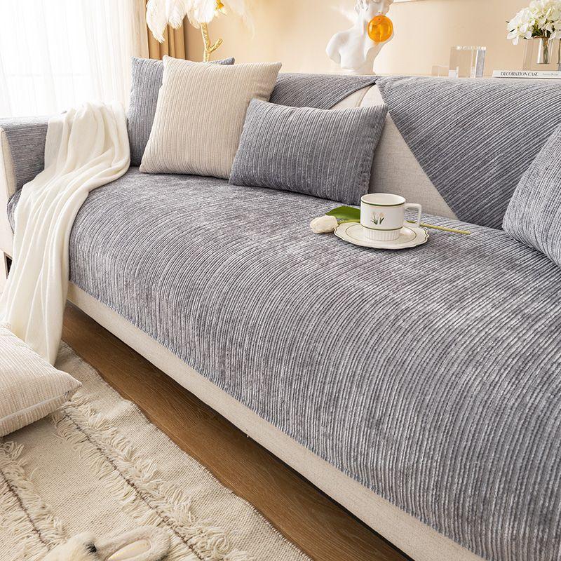Chenier Sofa Cushion Universal In All Seasons, Solid Color Non-slip Seat Cushion, Sofa Cover, Sofa Cover