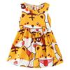 Baby Girl Summer Cotton Short Sleeve Dress Soft Breathable Thin Toddler Casual Sundress For Kids