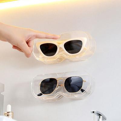 Punch-free Sun-glasses Display Holder Wall Mounted Portable Glasses Show Case Sunglass Organizer Desktop Bathroom Bedroom