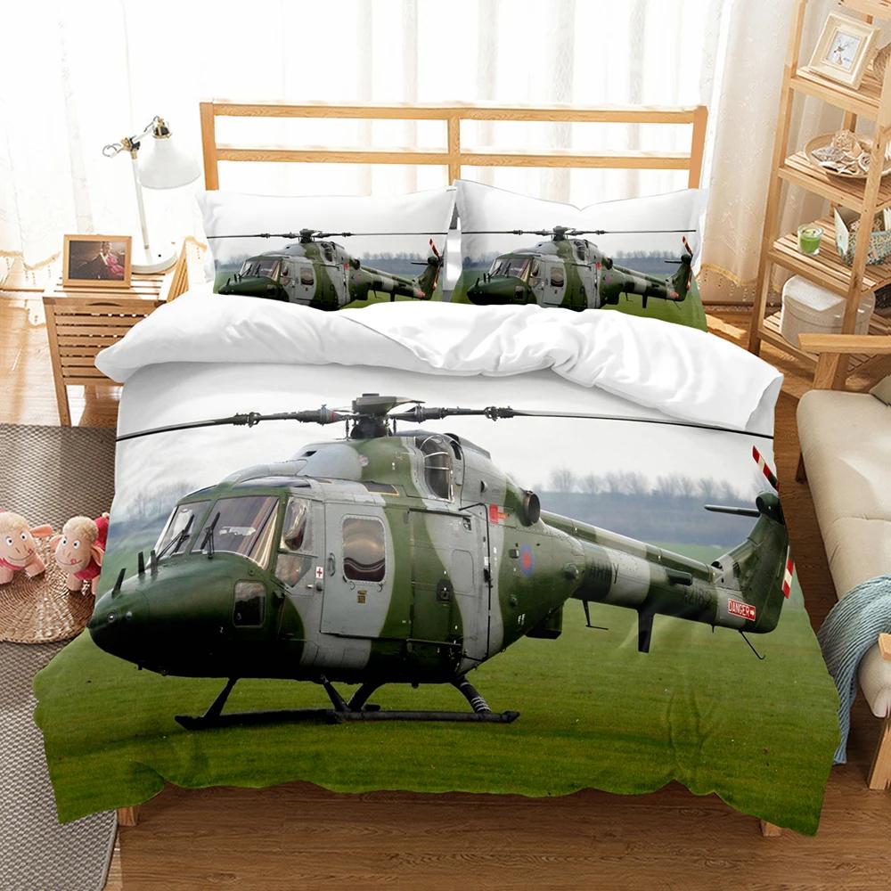 Airplane Blue Sky Printed 3D With Bed Linen Queen Size Bedding For Boys Kids Aircraft Duvet Cover Collection Planes Home Textile De Bedding