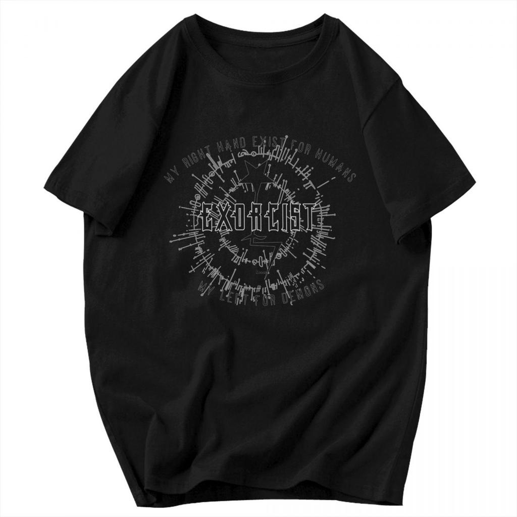 Men T Shirt Exorcist Japanese Horror Film Pops Y2K Graphic Anime Unisex Tops T Shirts