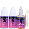 4PCS/Lot Wig Glue For Lace Waterproof Lace Glue Adhesive Strong Hold Hair Edge Control Melt Band Hair Brush Wig Installation Kit
