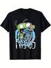 Invader Zim G.I.R Me And The Squirrel Are Friends Funny100% Cotto 180g T-shirt