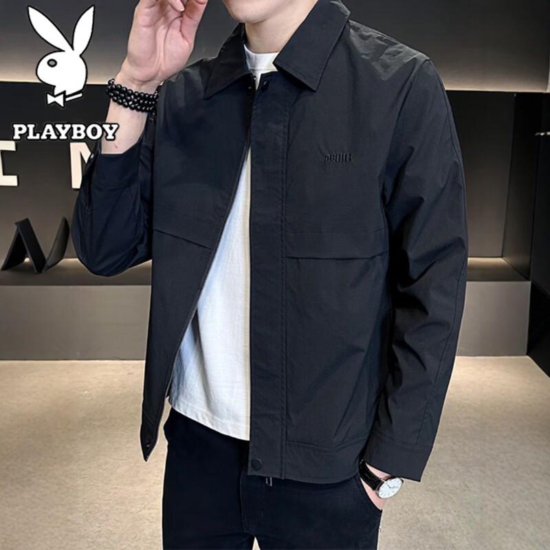 Playboy Men s Casual Windproof Jacket 3XL