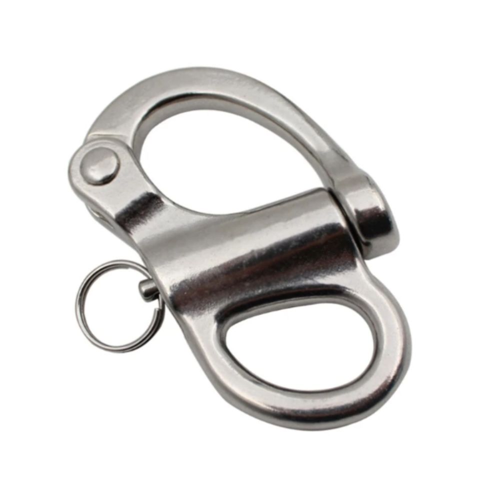 Stainless Steel Snap Shackle Jaw Swivel Chain Shackle Quick Connects Swivel Snap Shackle  Boats