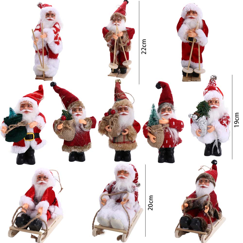 Home Table Decor Kids Gift N1N Hanging Pendants Christmas Decorations Santa Claus Doll Santa Figure