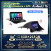 Android 16 Carplay Car Radio For Ford Fiesta MK 6 MK7 2009 2010 - 2017 Multimedia Video Player 5G Core GPS Stereo Autoradio WIFi