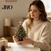 Handcrafted Home Holiday Decor DIY Beaded Christmas Tree Kit, Faux Crystal Craft Set Season Crafting Supplies for Adults Beginners, Handmade